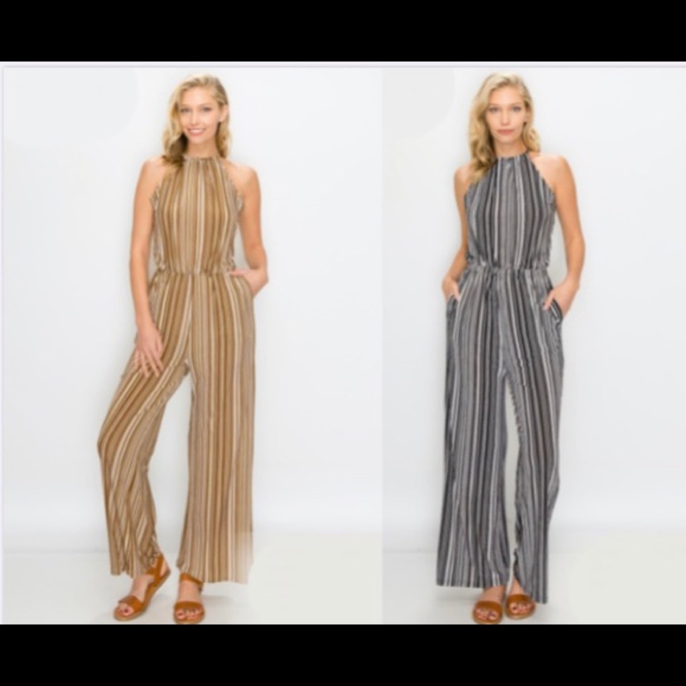 Wide Leg Jump Suit